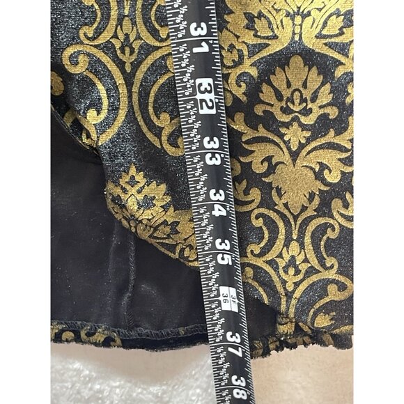 Dreamguy Pirate Jacket Men’s L Costume Gothic Steampunk Cosplay Black Gold - Picture 4 of 9